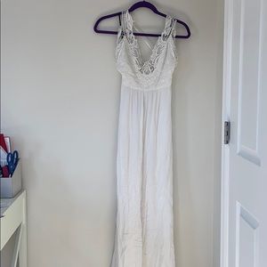 Embroidery Maxi Dress